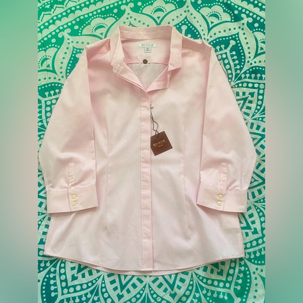 Red House Dress Shirt for Medium size women.